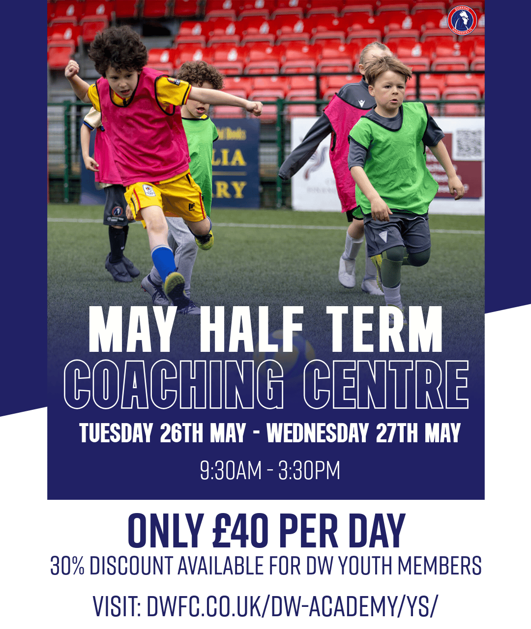 Youth Development May Holiday Coaching Centre - DW PLAYERS ONLY cover