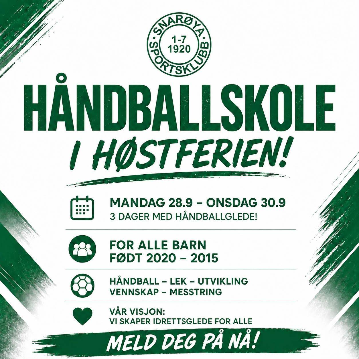 Håndballskole (uke 40) cover
