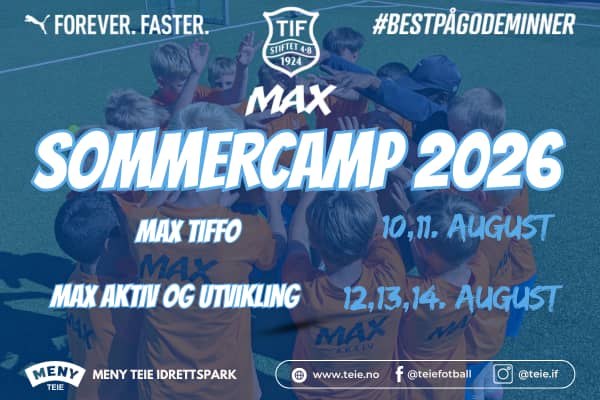 TEIE MAX SOMMERCAMP 2026 cover