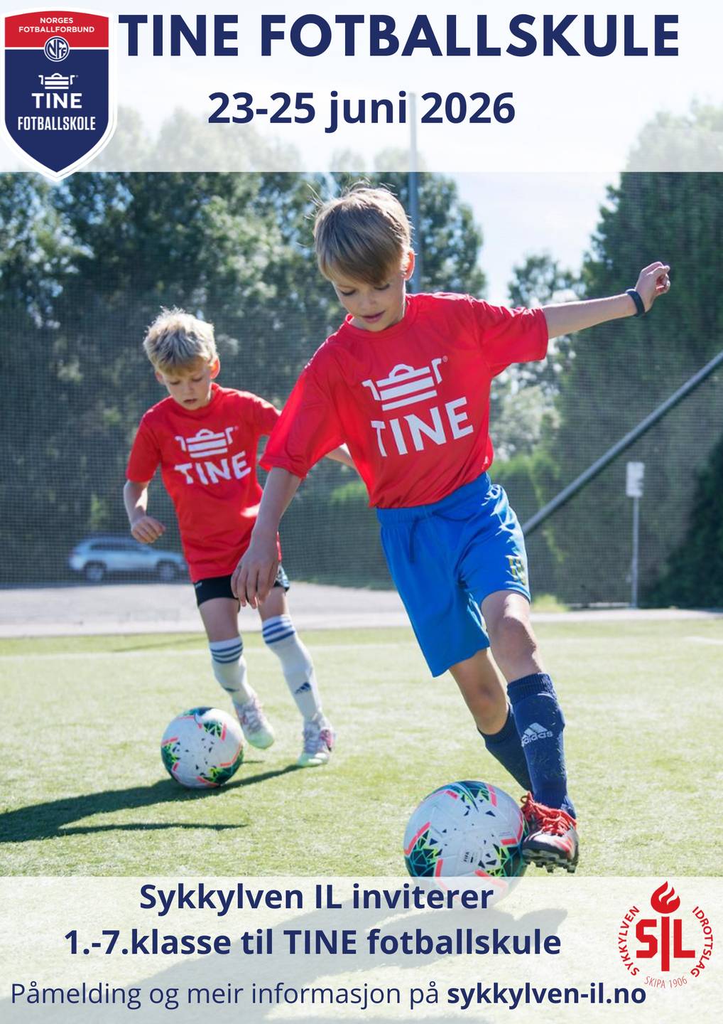 Tine Fotballskule 2026 cover
