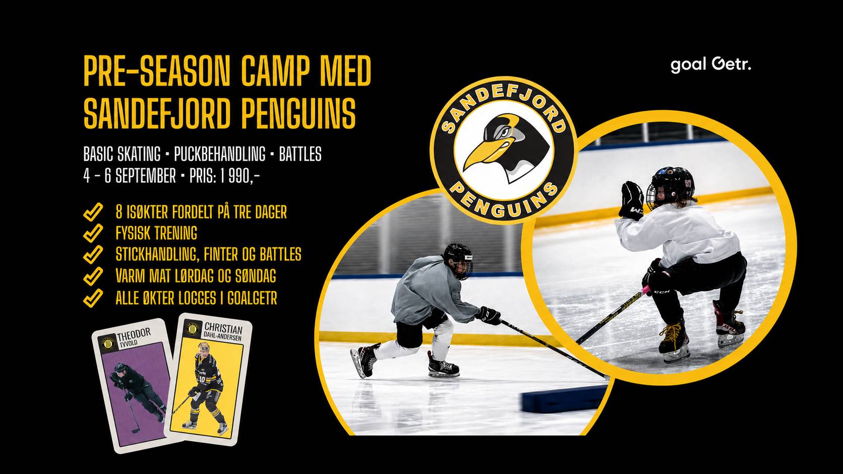 Sandefjord Penguins - CDA Hockey Pre-season camp cover