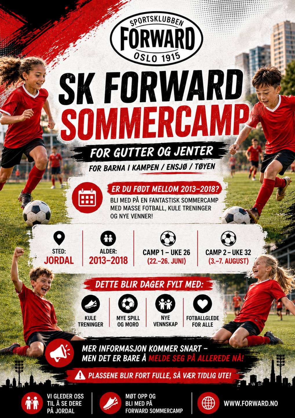 ☀️⚽ FORWARD SOMMERCAMP ⚽☀️ cover
