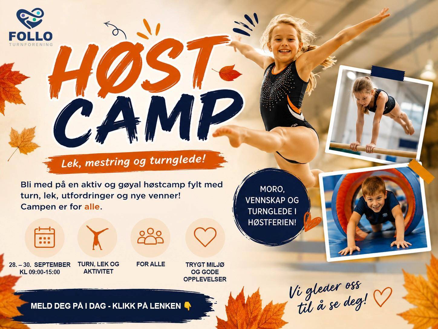 Høstcamp med Follo Turnforening cover