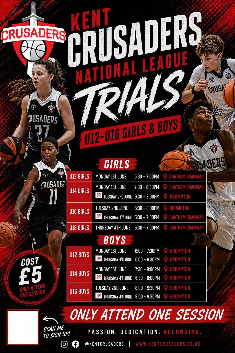 Girls Trials - National League 26/27 Season cover