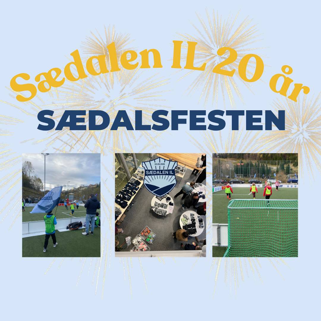 SÆDALEN JUBILEUMSFEST 2026 cover