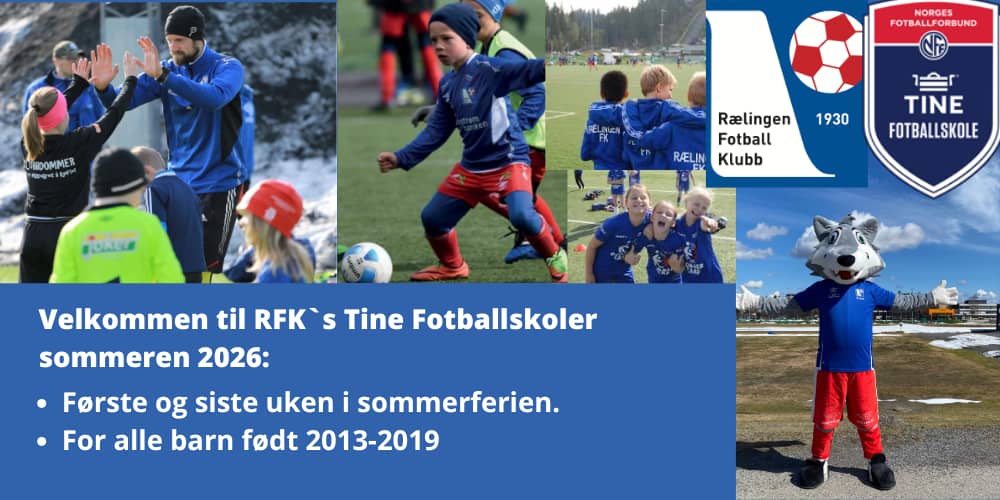 RFK Tine Fotballskoler sommer 2026 cover