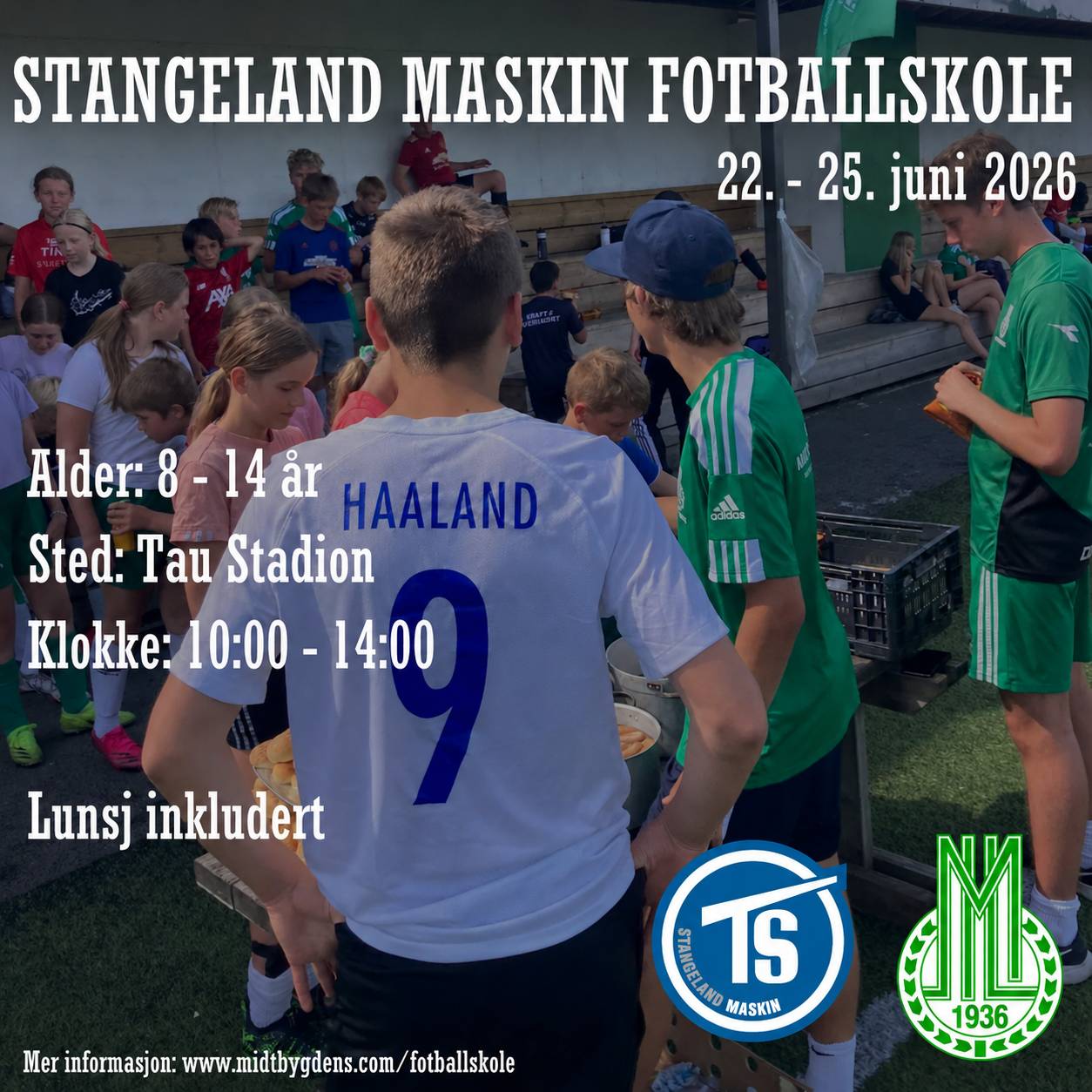 Midtbygdens Idrettslag - Stangeland Maskin fotballskole 2026 cover