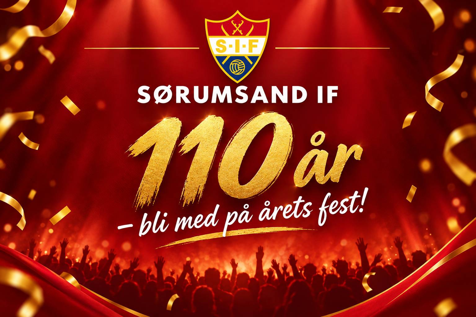 Sørumsand IF fyller 110 år - Det skal feires! cover