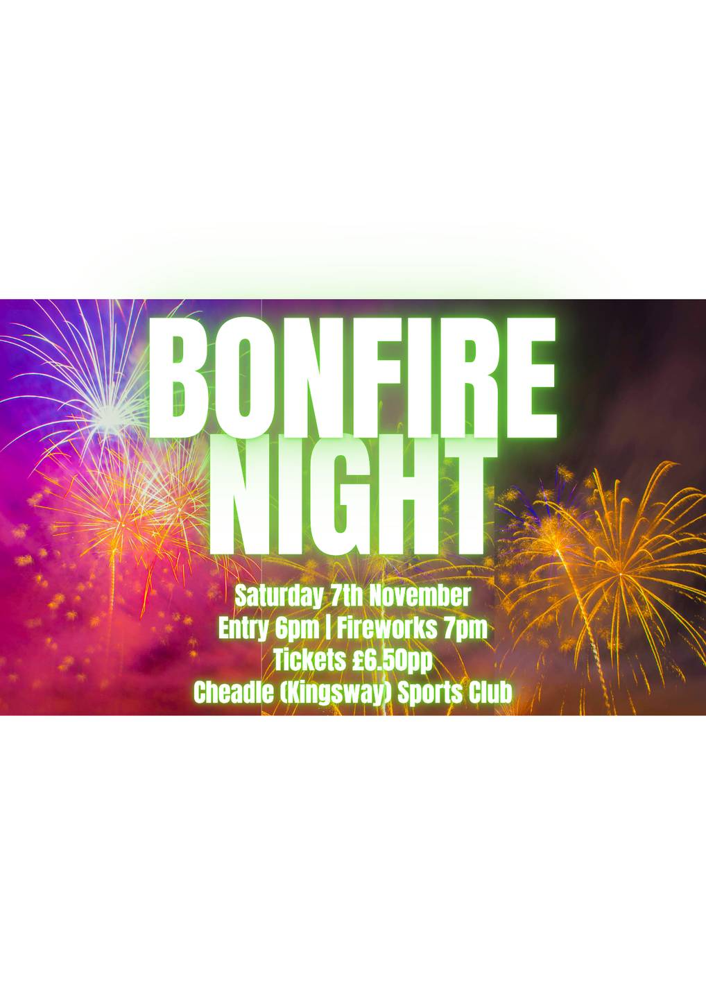Bonfire Night 2026 cover