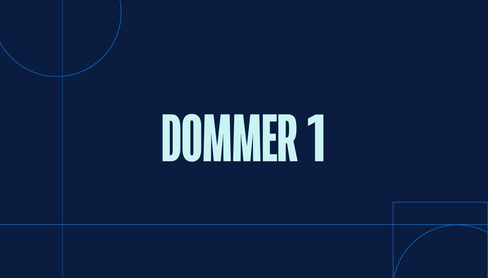 Dommer 1 kurs 16.-18. oktober cover