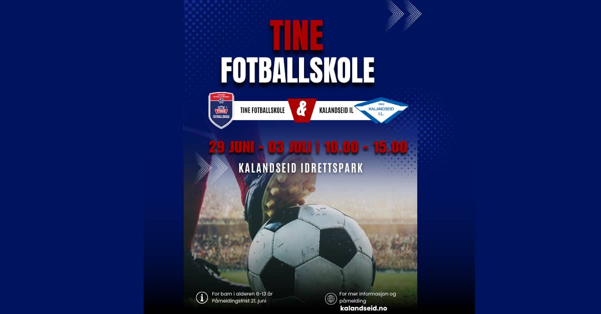 Tine Fotballskole 2026 cover