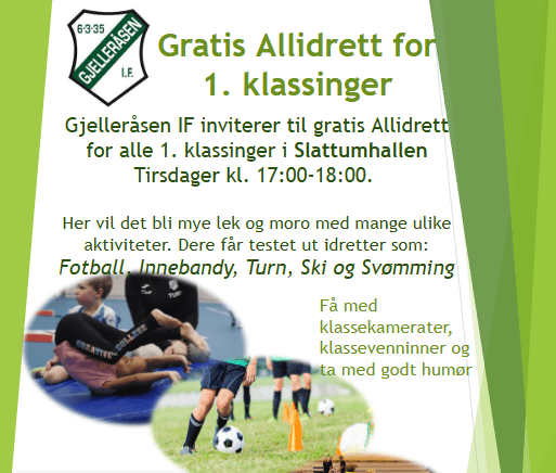 Påmelding allidrett 26/27 Gjelleråsen IF cover