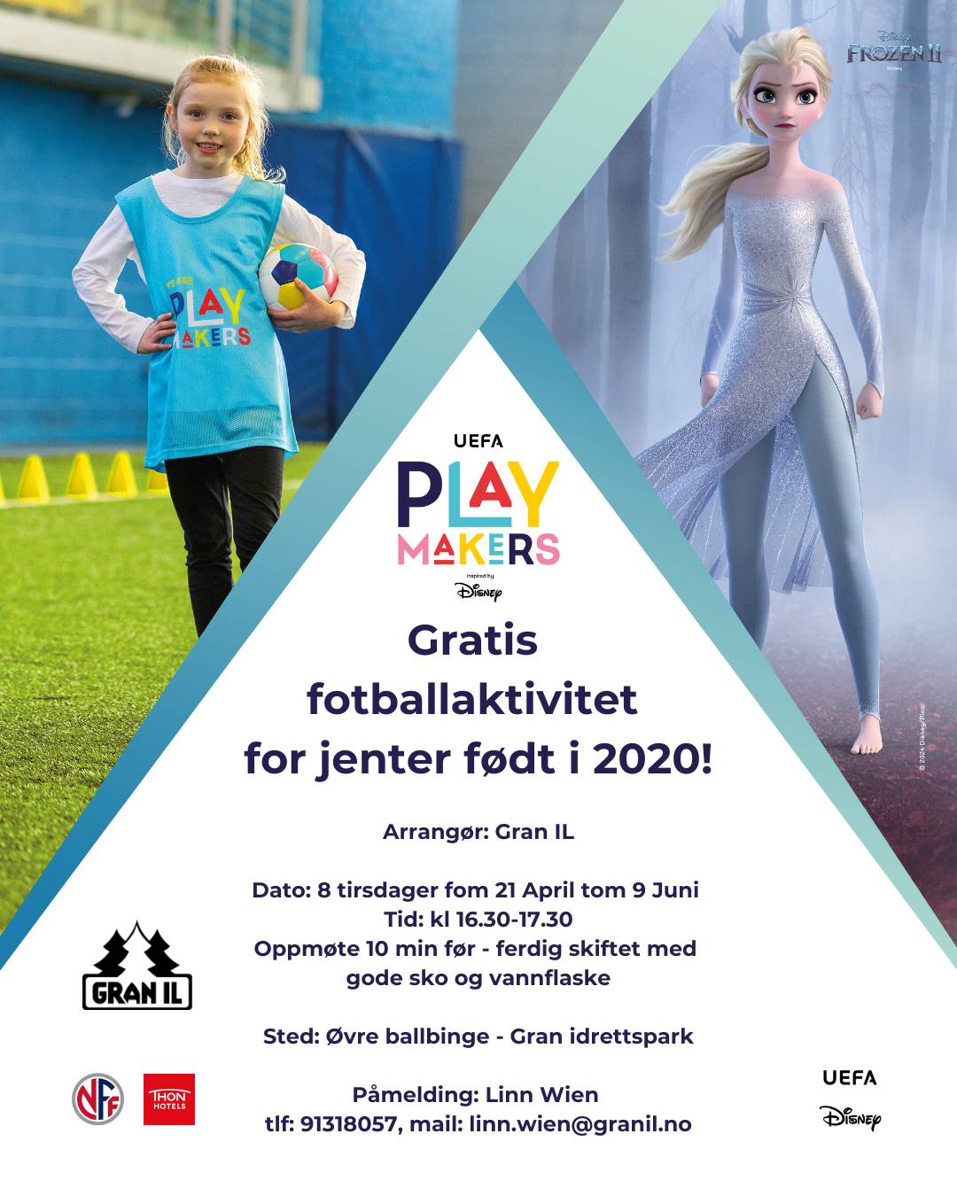 Fotball for jenter født 2020 cover