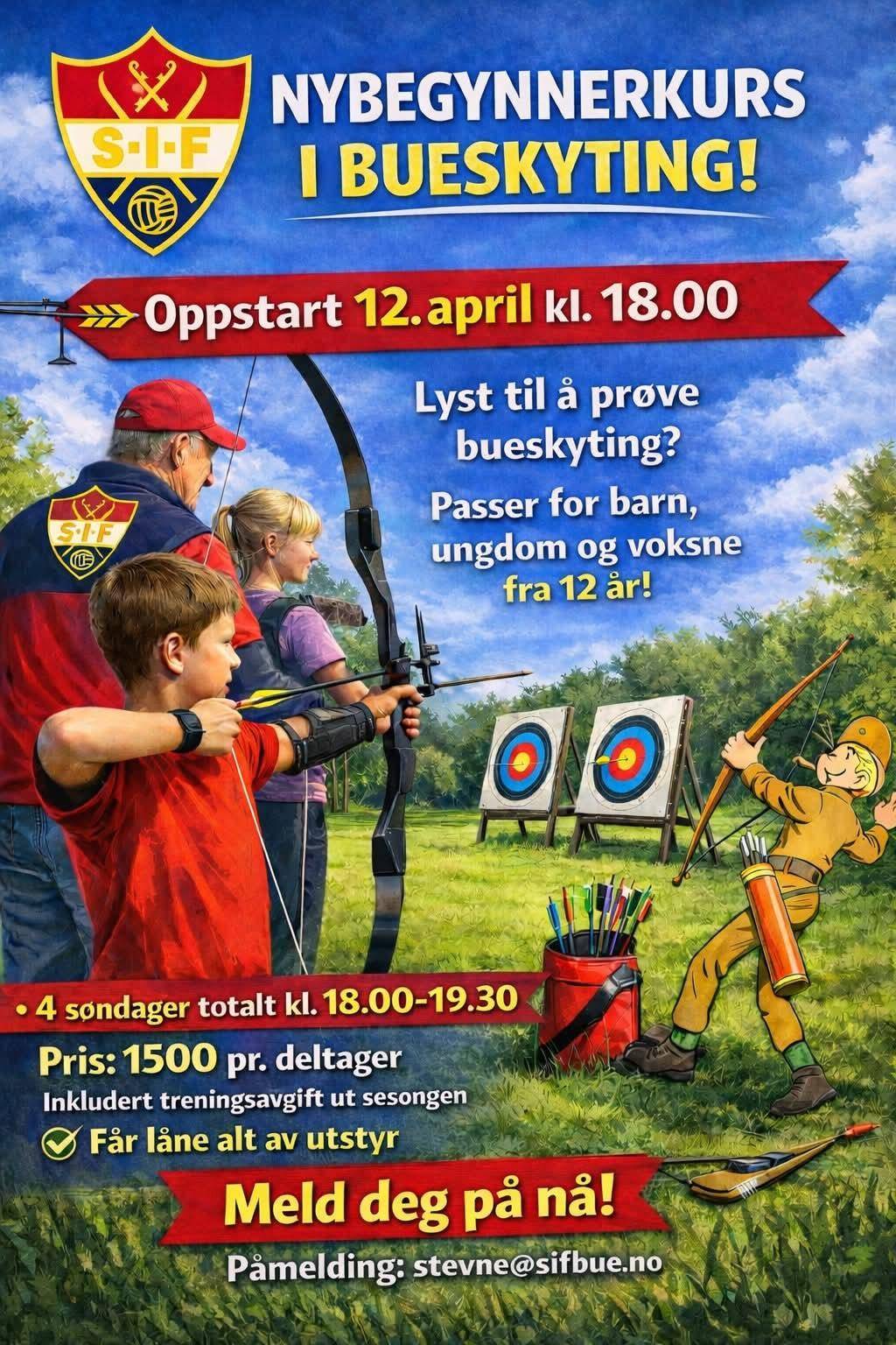 Nybegynner-kurs Bueskyting cover