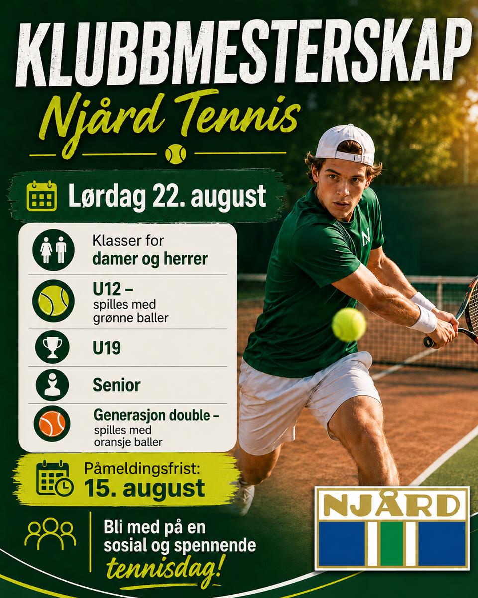 800/3911 - Klubbmesterskap Njård Tennis cover