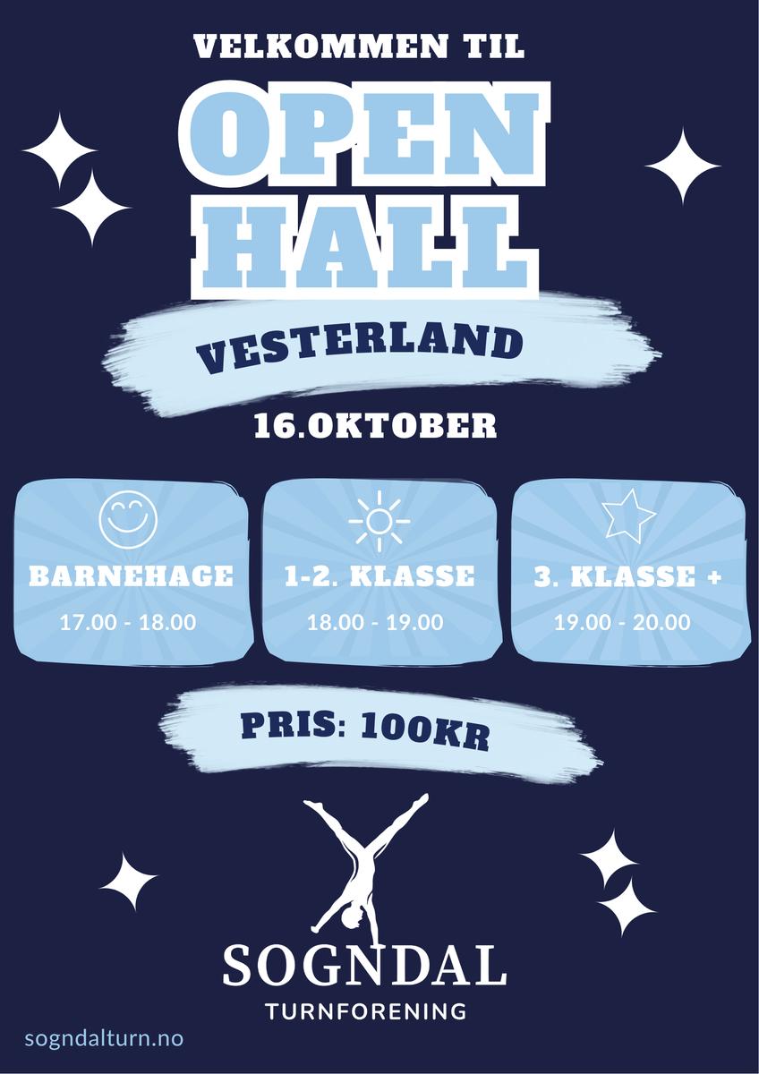Open hall STF 16. oktober cover