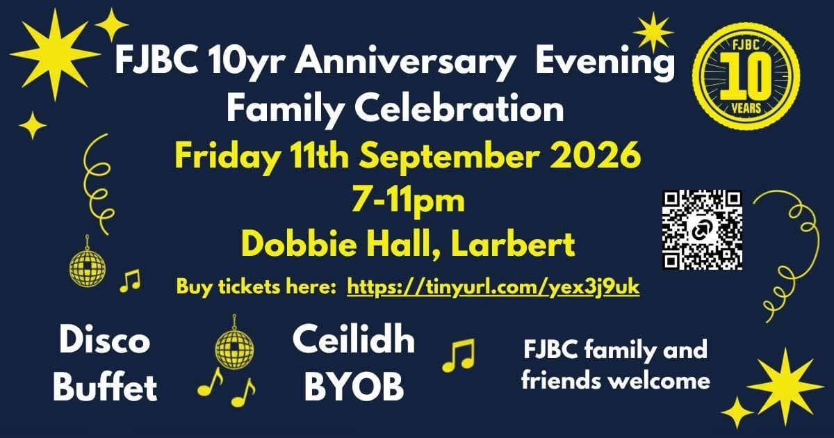 FJBC 10th Anniversary Evening Family Celebration cover