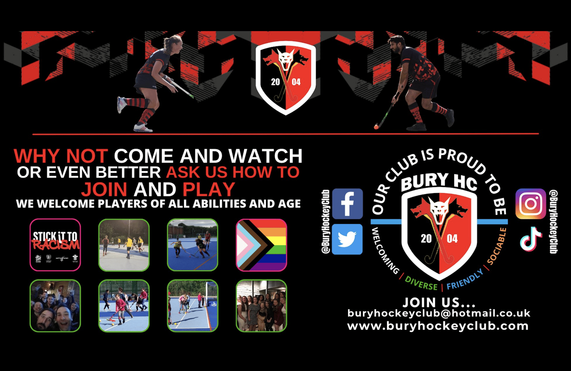 Bury Hockey Club cover