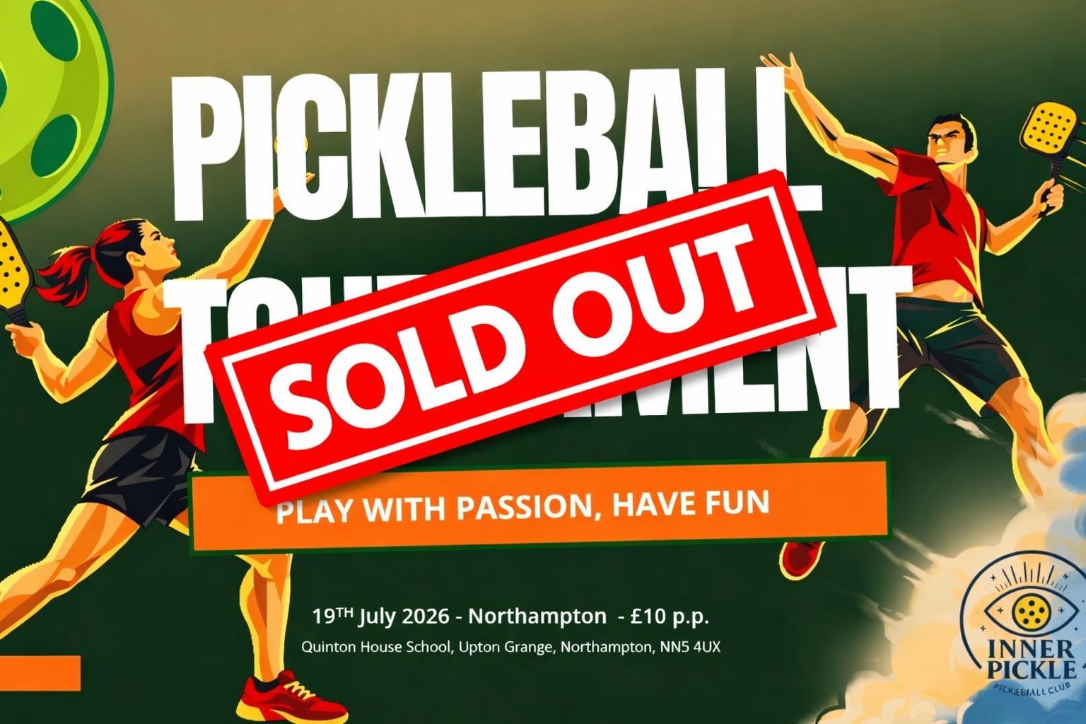 Pickleball Tournament - 19th July 2026 cover