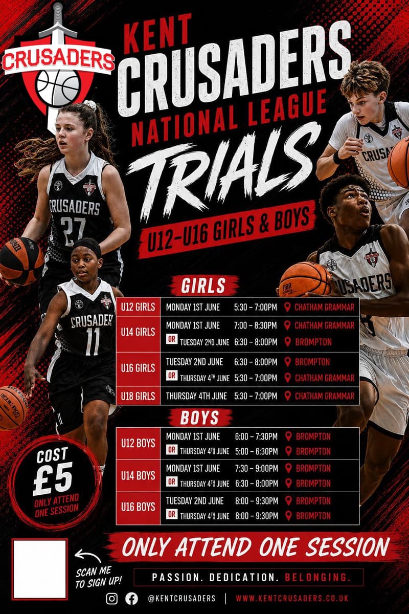 Girls Trials - National League 26/27 Season cover