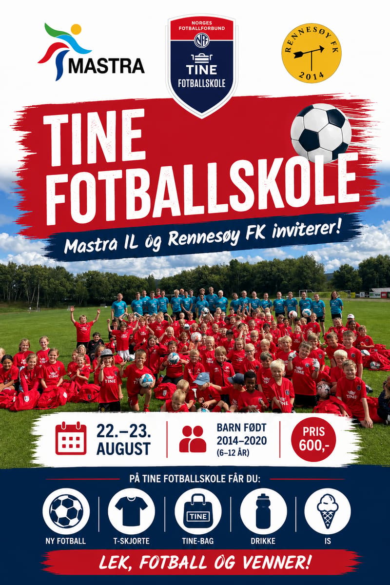 Tine Fotballskole 2026 cover