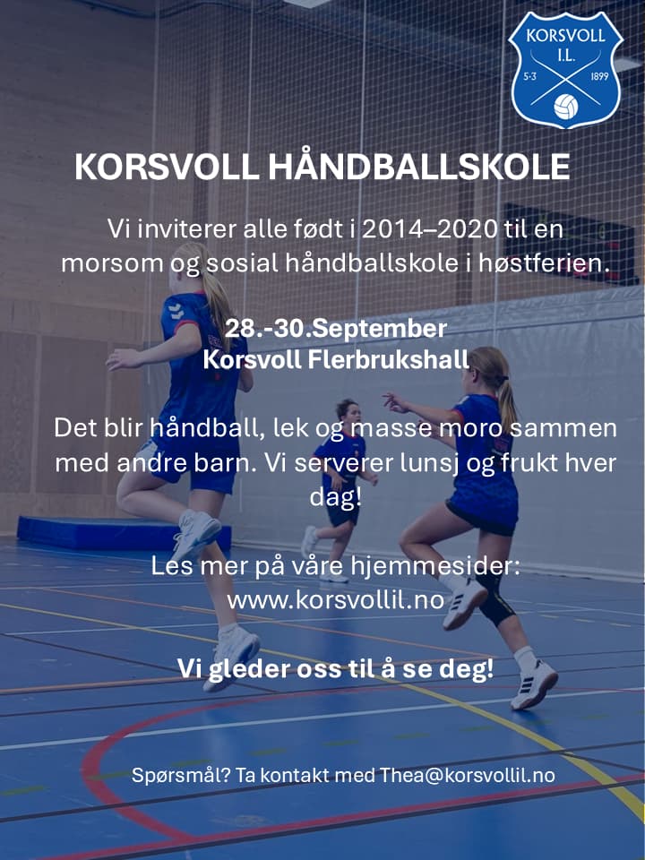 Håndballskole i høstferien (2014-2020) cover