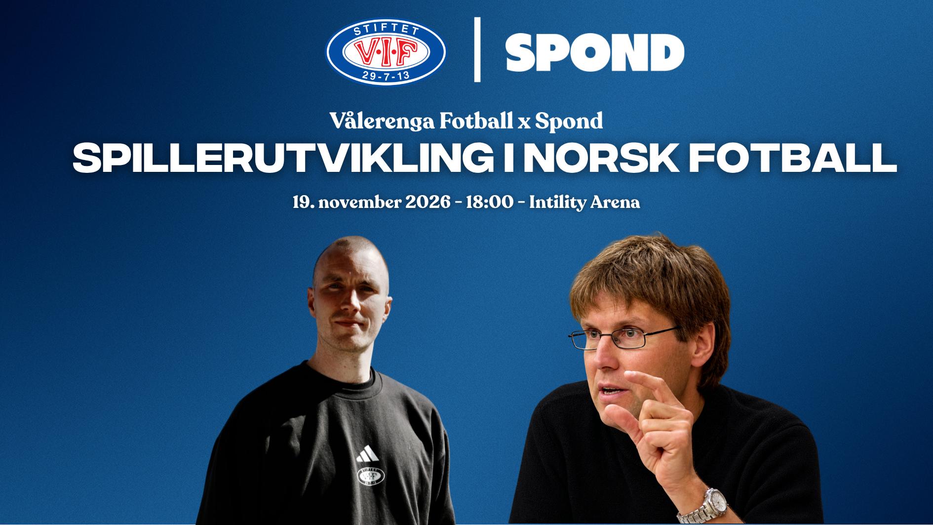 Spillerutvikling i norsk fotball – en kveld for trenere og lagledere cover