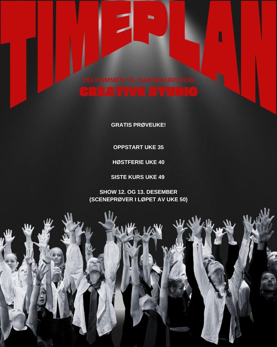 Danseklasser ved Creative studio for høsten 2026 cover