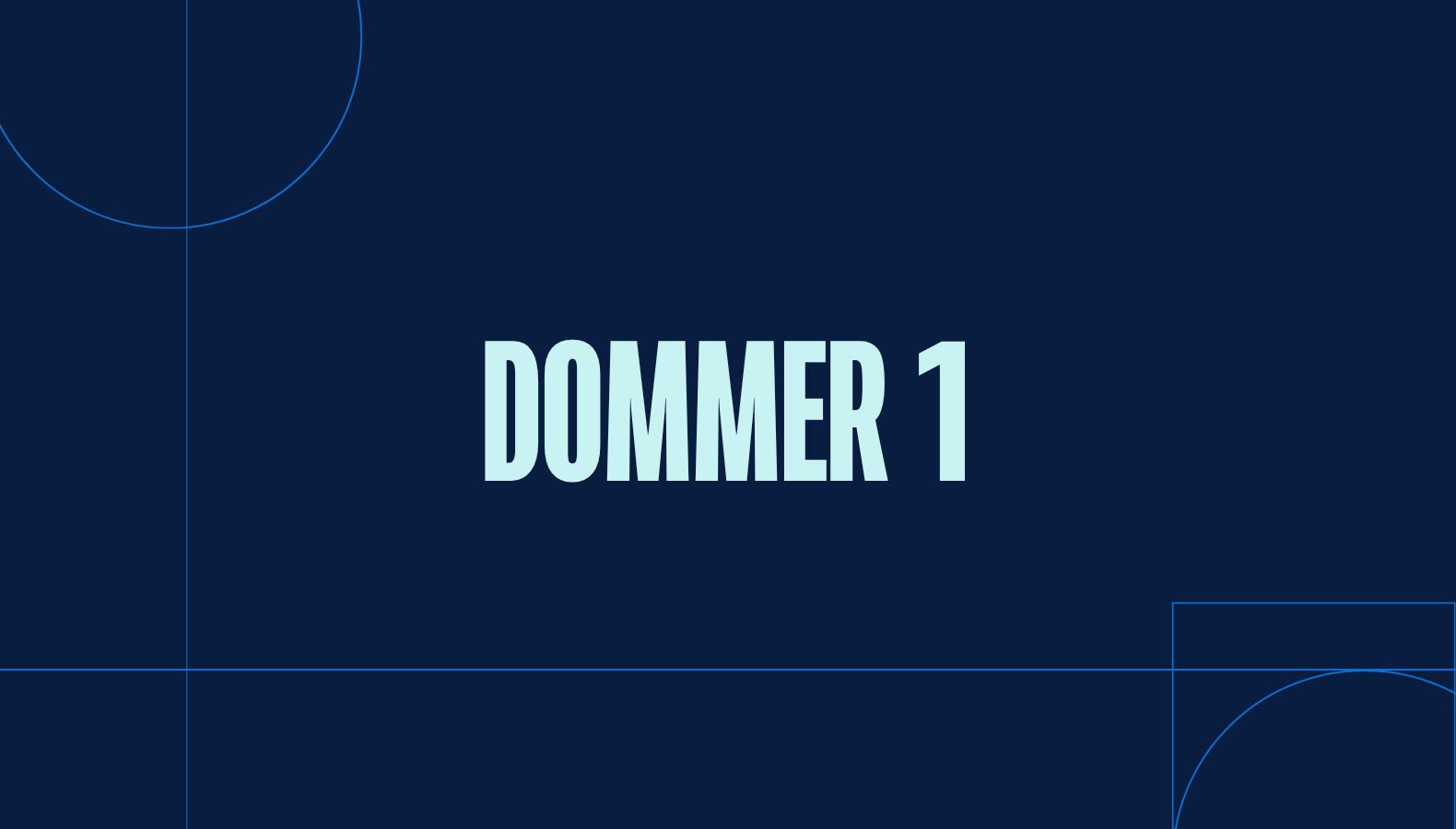 Dommer 1 kurs 16.-18. oktober cover