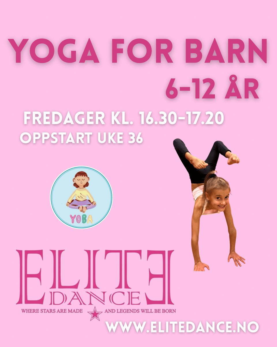 YOGA FOR BARN 6-12 ÅR cover