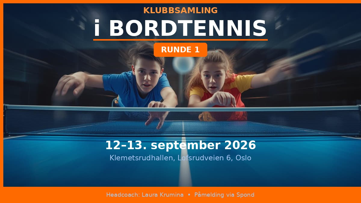 Bordtennis Klubb Samling cover