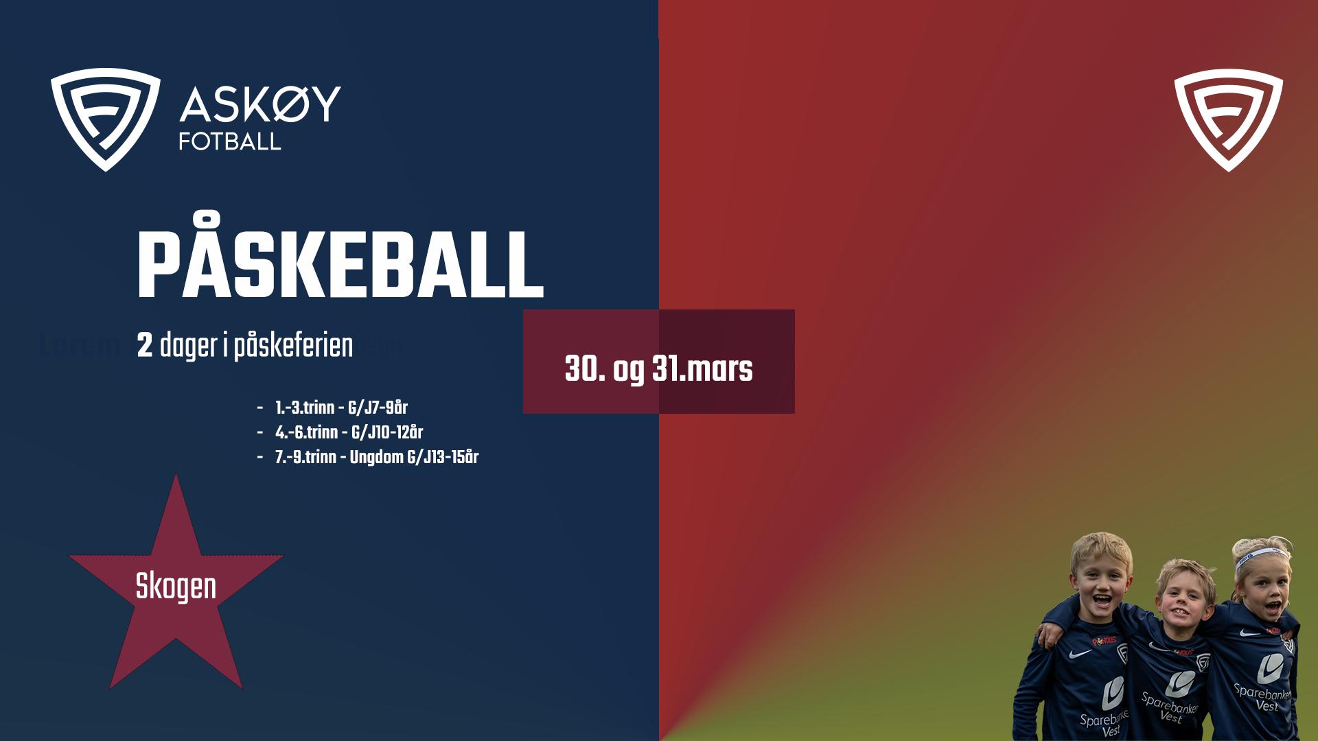 Påskeball - mandag 30/3 & tirsdag 31/3. cover