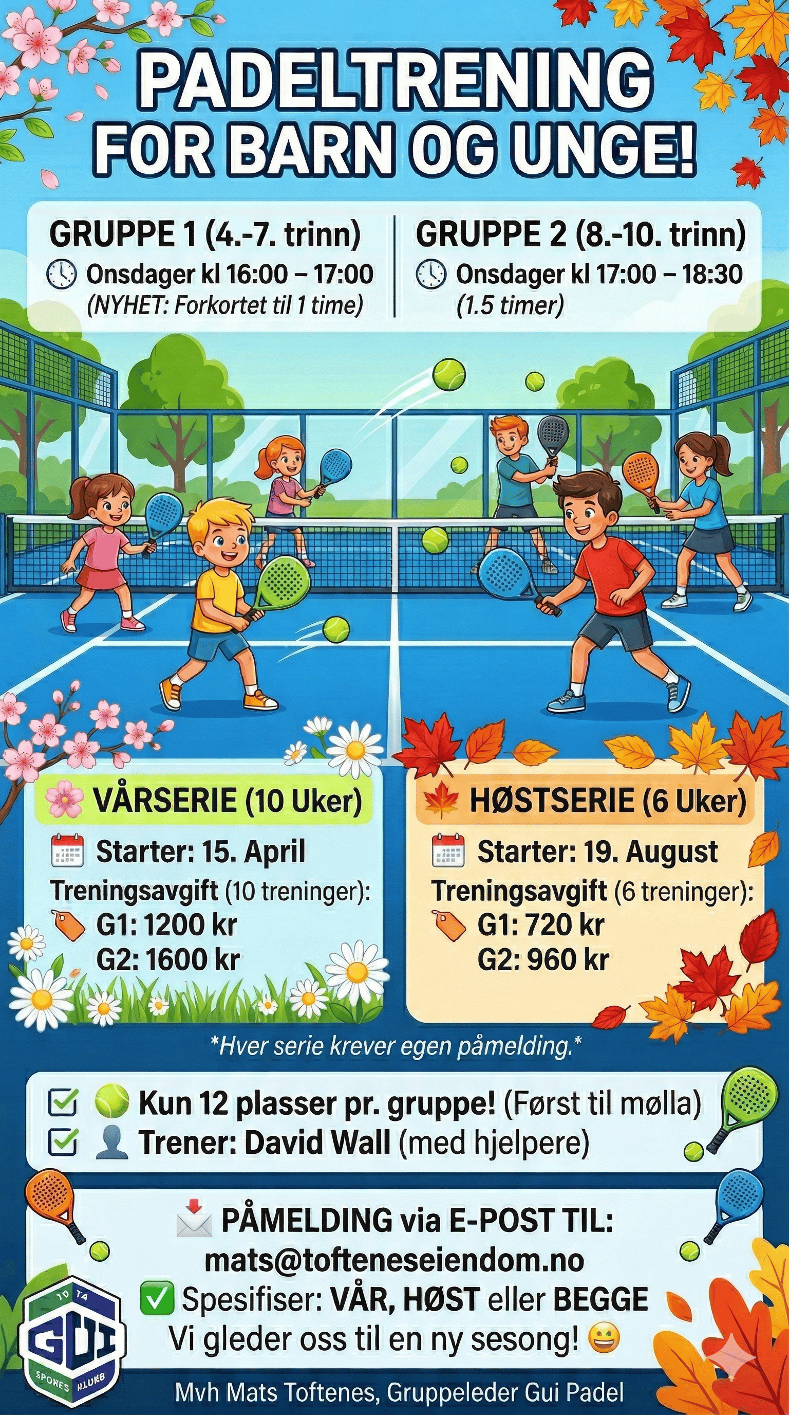 Padelkurs Vår cover