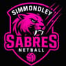 Simmondley Sabres Netball Club logo