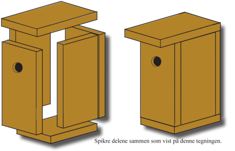 Bilde av Flokkmøte Fuglekasse